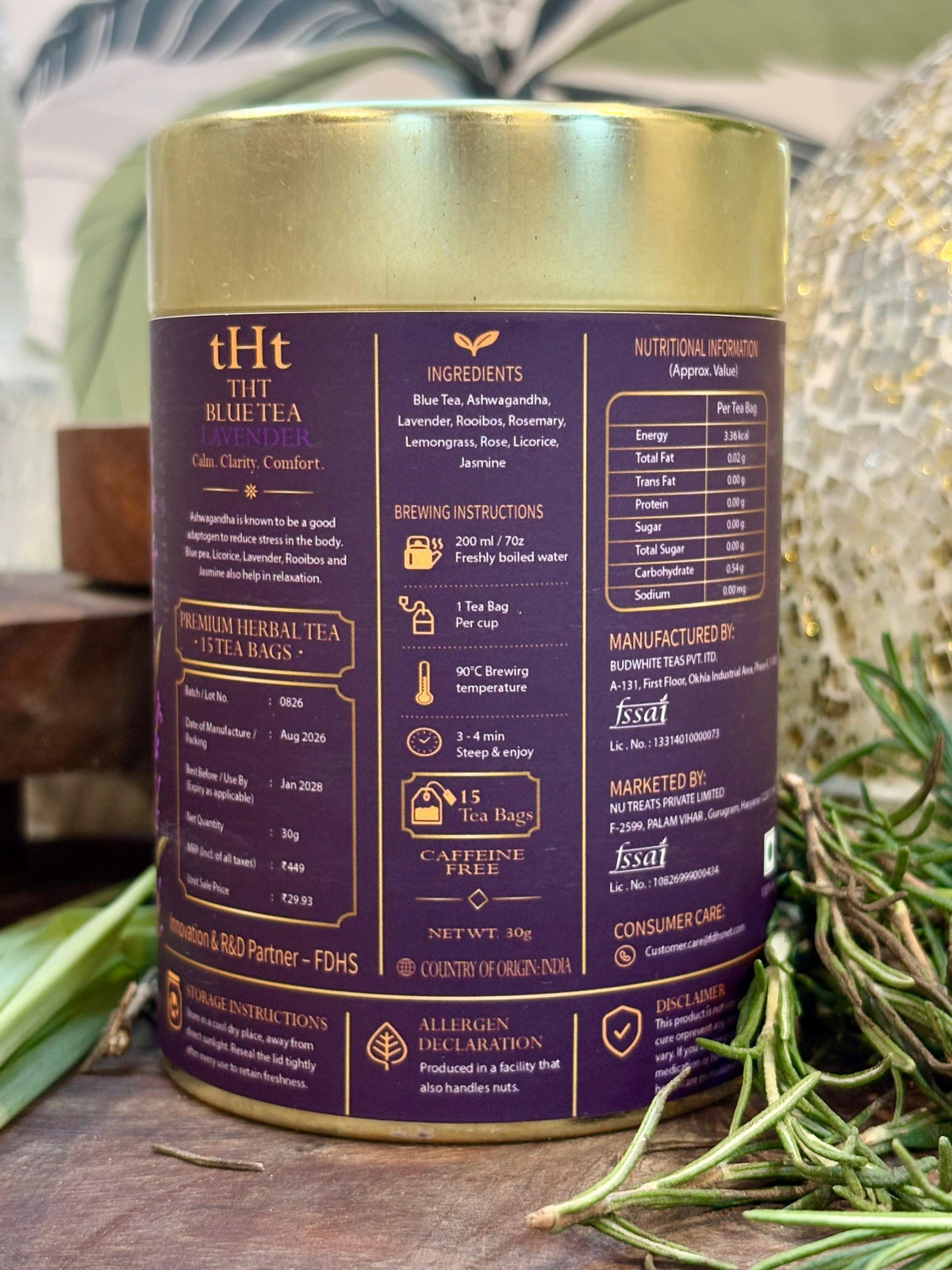 Blue Tea Lavender